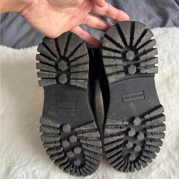 Sincerely Jules Black Combat Boots - Picture 3 of 4